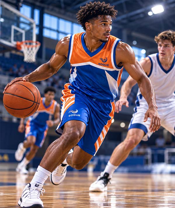 Custom basketball uniforms
